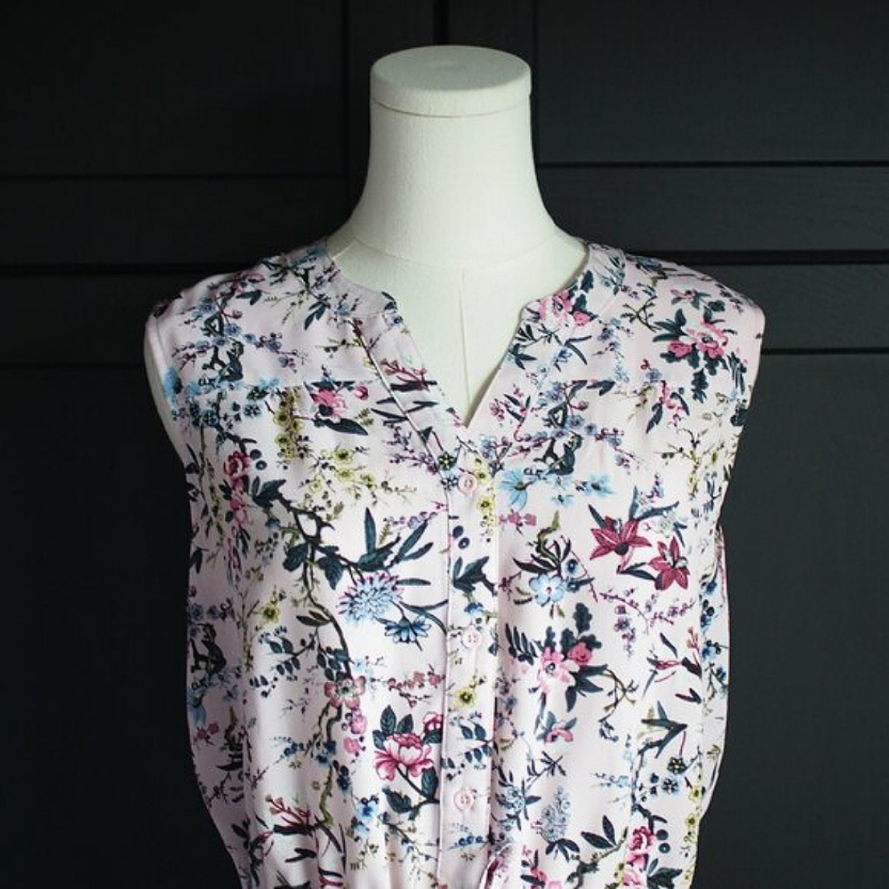 ***SOLD*** Catherine Malandrino | Sleeveless Floral Dress - Picture 3 of 8